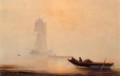 Ivan Aivazovsky bateaux de pêche dans un port Paysage marin